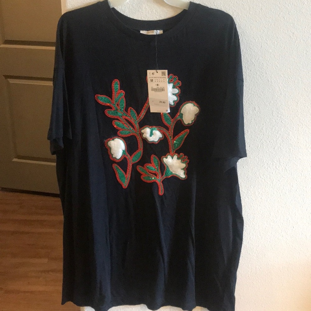 Zara t-shirt dress size M